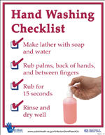 Wash 4 - Hand Washing Checklist