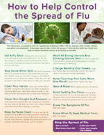 Brochure 3: How to Control the Spread of Flu