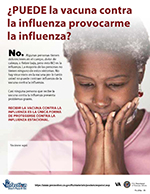 Flu FS-23SP - ¿La vacuna contra la influenza PUEDE provocarme la influenza?