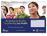 Flu 30 - By Getting My Flu Shot, I'm Protecting My Health
