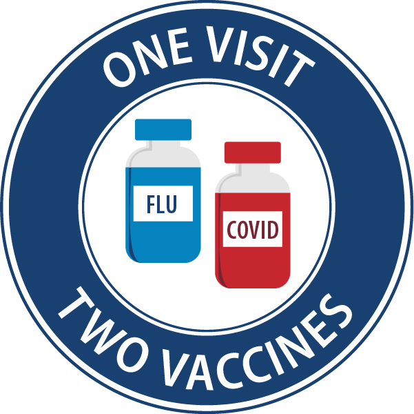 Logo - One Visit, Two Vaccines