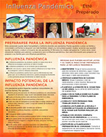 Influenza Pandémica: Esté Preparado